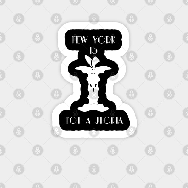 Not a Utopia - White Text Sticker by SigmaEnigma